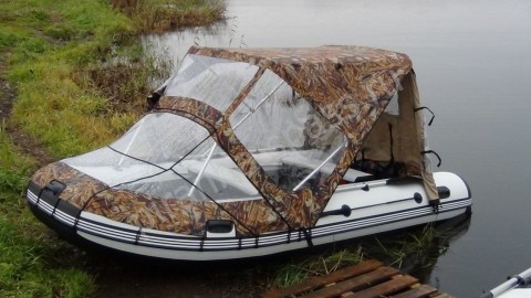 Комбинированный тент трансформер Riverboats RB-370 камыш