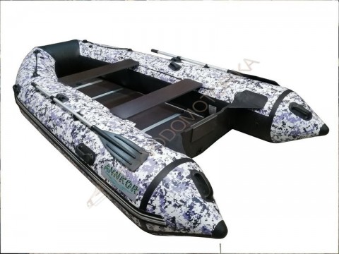 Надувная лодка ANNKOR 370 (камуфляж) (выставочный образец)