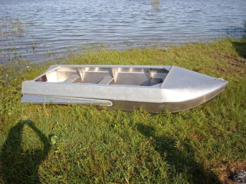 Алюминиевая лодка Романтика-Н 3.5м с булями