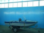 Алюминиевая моторно-гребная лодка Охотник 420К